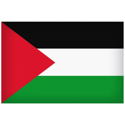 Bendera Palestina 20x30cm